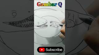 Review  How to Draw SCP 3000 VS Bloop shorts monstersea drawingtutorial scp sketch [upl. by Rhee]