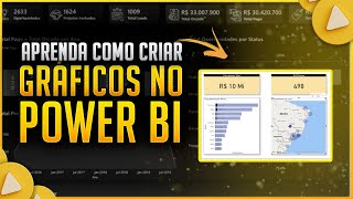 Como Criar Gráficos no Power BI [upl. by Pinsky]