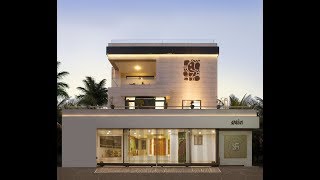 HOME TOUR 3290 sqft Drishtant House in Surat by Gopal Zaveri Architects [upl. by Yeffej]