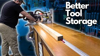 Upgrading A Traditional Miter Saw Station [upl. by Enyrat]