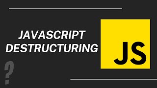 Javascript Destructuring  Short Version [upl. by Carolina]