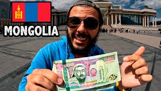 Un día con 10 EUROS en MONGOLIA  Cruzando Asia 28  Vuelta al mundo [upl. by Omrellig]