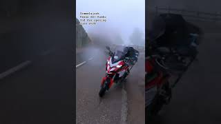 Riding Timmelsjoch in the FOG 😂🥶🏍️ [upl. by Noramac965]