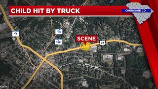 SCHP Child hit by truck in Cherokee Couunty hospitalized [upl. by Grishilda]