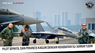 TERBANGKAN SU30MKM  Panglima TUDM Tujuk Kebolehan Di Hadapan Eurofighter Typhoon Rafale Francis [upl. by Kafka]