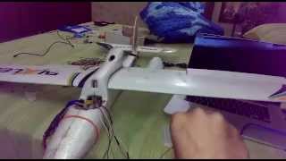 Rc Electric Glider  Servo  MPU6050  Arduino Uno [upl. by Pavia14]