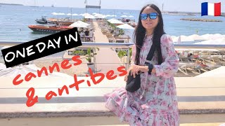 Cannes amp Antibes FRANCE TRAVEL VLOG HINDI  Exploring the French Riviera in the South of France 🇫🇷 [upl. by Aerua]