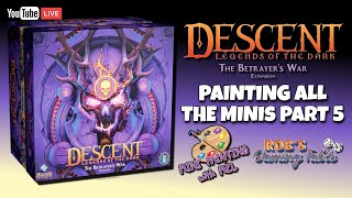 Descent Legends of the Dark  The Betrayer’s War Miniature Painting [upl. by Kadner]