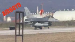 F16s Landing At Aviano [upl. by Hauge]