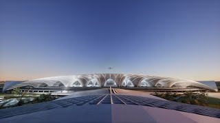 Mohammed bin Rashid approves designs of new passenger terminal at Al Maktoum International Airport [upl. by Akcinahs]