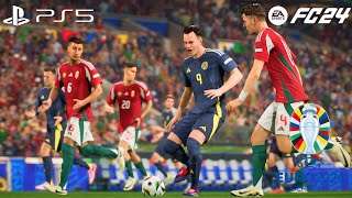 Scotland vs Hungary EURO 2024 4K60FPS PS5 [upl. by Jemine468]