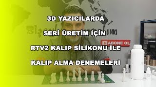 Seri Üretim İçin Satranç Takımı Kalıp Alma rtv2 Kalıp Silikonu [upl. by Maltzman828]