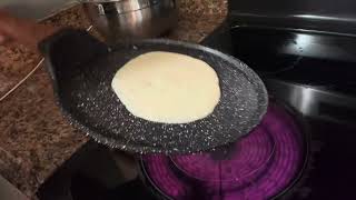 ESLITE LIFE Nonstick Crepe Pan with Spreader with All Stovetops Review [upl. by Kroll]