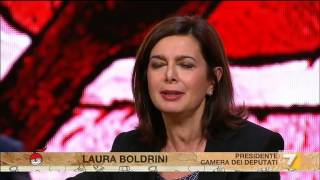 Lintervista a Laura Boldrini [upl. by Airdnna]