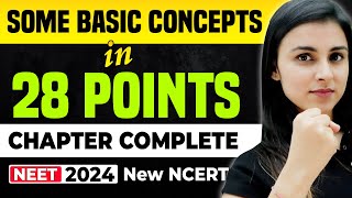 𝗡𝗘𝗘𝗧 𝟮𝟬𝟮𝟰  Some Basic Concepts of Chemistry in 𝟐𝟖 𝐏𝐎𝐈𝐍𝐓𝐒  Full Chapter Complete  NEW NCERT [upl. by Oregolac719]