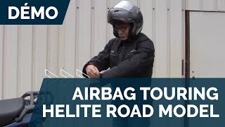 Airbag Jacket Touring Helite ROAD Model [upl. by Weihs]