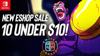 New Nintendo ESHOP Sale Live Now 10 Under 10 Nintendo Switch Deals [upl. by Sacken]