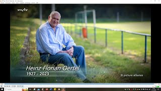 Abschied ist ein leises Wort 2023 Heinz Florian Oertel DDRSportreporter Cierpinski Christine Errath [upl. by Norvell]