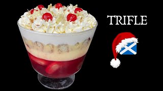 Retro Trifle  Easy Scottish Christmas Recipe [upl. by Elletsyrk]