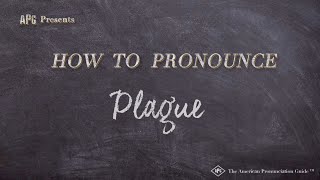 How to Pronounce Plague Real Life Examples [upl. by Garcia277]