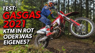 Test GASGAS 2021 Enduro amp Trial  KTMs in rot Nur die quotBilligmarkequot [upl. by Mihalco]