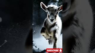 small Goat trying to save goats from cold  Goat  Cold  Animation  shorts AI4Monster [upl. by Phemia]