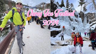 Ouray Ice fest 2024 ourayicefest2024 colorado iceclimbing [upl. by Enitsirk]