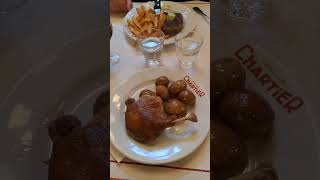 Parisin Uygun Fiyatlı En Güzel Restoranlarından Biri Boullion Chartier paris shorts [upl. by Giacinta]