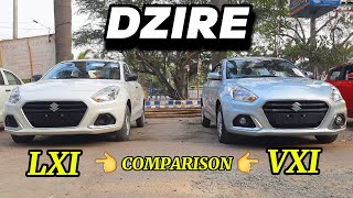 2024 Maruti Suzuki Dzire LXI VS VXI Detailed Comparisons Video  Which Variant Is Perfect For You🤔 [upl. by Akir]