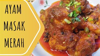 Wajib Try Ayam Masak Merah Ala Kenduri Kahwin Resepi Mokde Kitchen [upl. by Zerimar]