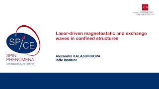 Talks  Spin textures Magnetism meets Plasmonics 2024  Alexandra KALASHNIKOVA Ioffe Institute [upl. by Yeta147]