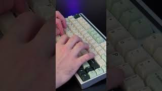 Mode Sonnet wKTT Matcha Stack Mount Sound Test shorts keyboard mechanicalkeyboard [upl. by Savory]