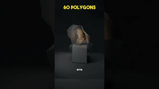 The difference between a game with 1 polygon vs 100000 polygons gameshorts [upl. by Ringe]