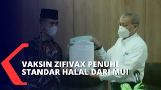 MUI Nyatakan Vaksin Zifivax Asal Tiongkok Penuhi Standar Halal [upl. by Cost148]