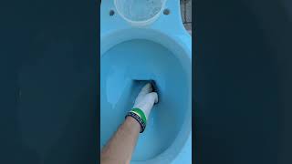 Hard Water Stains Cleaned from Toilet with Acid [upl. by Atinele88]