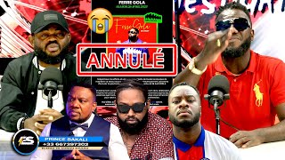 ANNULATION CONCERT FERRE REACTION KILLER TRES EN COLERE ET BAKALI FERRE NE PAS VOTRE MARCHANDISE P [upl. by Nahtnaoj]