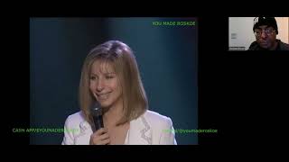 Barbra Streisand  Somewhere Anaheim 1994Live Reaction barbrastreisand music [upl. by Suiddaht]