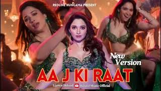 AAJ KI RAAT  Night Show  New Version  Hindi Song  Love Song  trending  youtube [upl. by Kenzie]