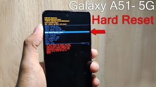 Samsung Galaxy A51 5G Hard Reset [upl. by Yelruc]