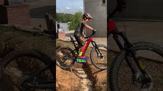 Haciendo TrialBike con una ebike de 24kg trialbike mtbvideos btt bikepark bikelife biker [upl. by Sherl]