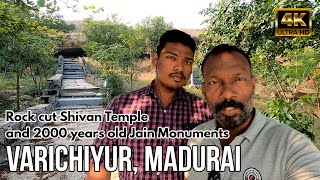 Rock cut Temple Jain Cave at Varichiyur Madurai [upl. by Anig]