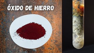 🧪Cómo hacer ÓXIDO de HIERRO III🔧 Síntesis Química ⚗️ Práctica fácil de laboratorio Explicada [upl. by Daniella]