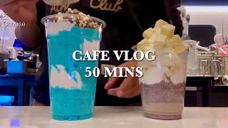 🍿🎬Choose whether to watch vlog or marry me🍿🎬｜Cafe Vlog｜Yogerpresso｜asmr｜50 minutes｜collection [upl. by Bendick]