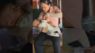 Breastfeeding mom 🥰 breastfeeding baby newbornfeeding shortvideo cute newborn foryou shorts [upl. by Ahsaeyt730]