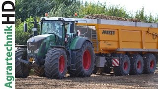 KartoffelErnte  Grimme Tectron  FENDT 936  824  Kartoffelnroden  Traktoren  AgrartechnikHD [upl. by Spring896]