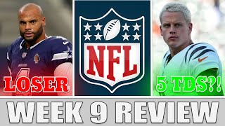 Reviewing EVERY Week 9 NFL Game [upl. by Rosabel]