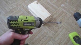 CAN drills Impact Drivers RYOBI RID1801 КАК СВЕРЛИТ УДАРНЫЙ ВИНТОВЕРТ [upl. by Aihtak]