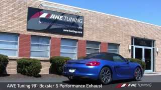 AWE Tuning  Porsche 981 Boxster S Performance Exhaust [upl. by Pavkovic964]