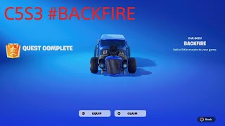 Fortnite BACKFIRE CAR BODY [upl. by Avert]