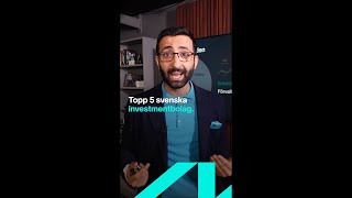 Topp 5 svenska investmentbolag 💼 [upl. by Welbie]